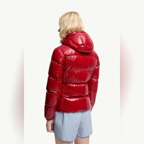 Moncler  Glareins Braided Trim Hooded Short Down Jacket - Picture 3 of 11